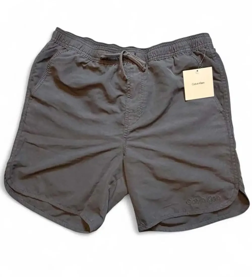 Calvin Klein Men’s Gray Swim Shorts Medium